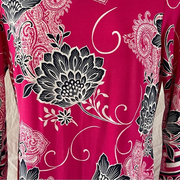 Shelby&Palmer bright pink midi dress size 8 new with tags - Picture 3 of 8